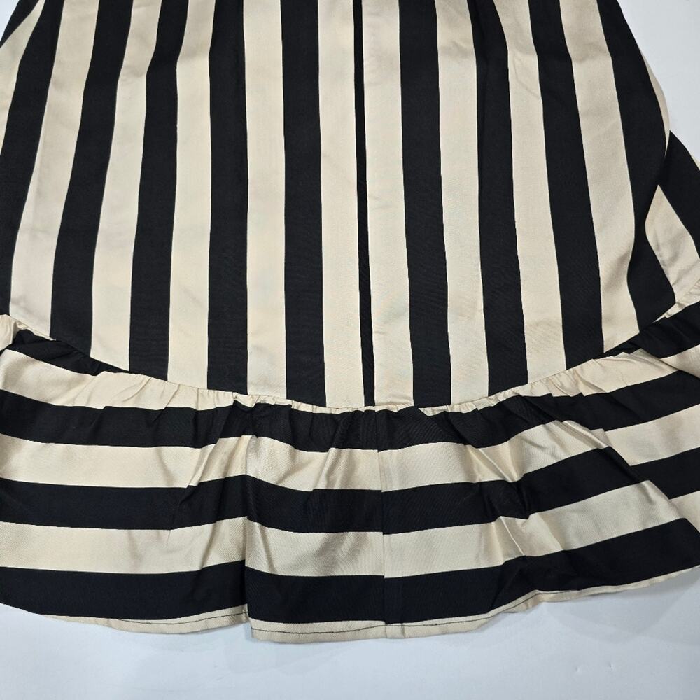 LPA Hi Low Ruffle Skirt in Black & White XS - Picture 8 of 12
